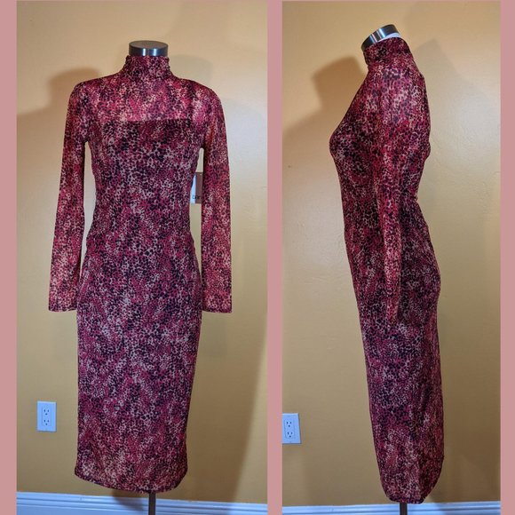 Bar III Dresses & Skirts - Bar III Long High-neck Dress, Size S